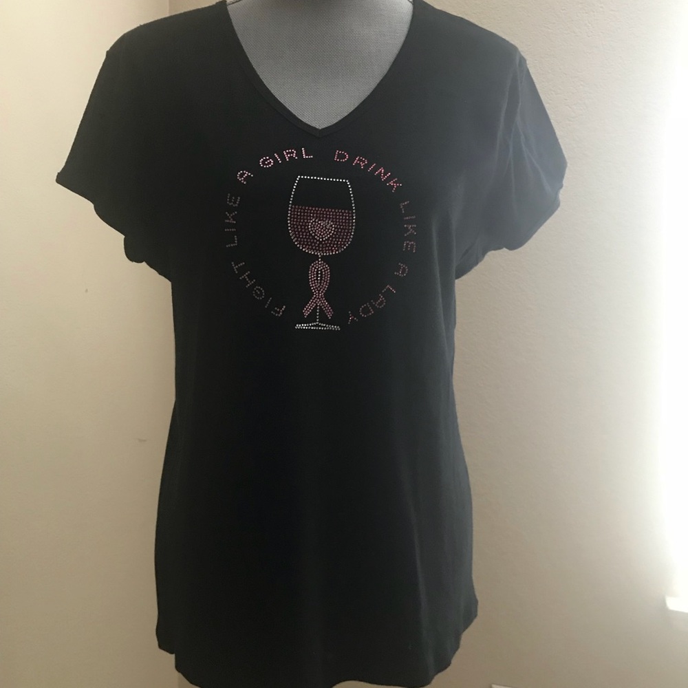 Pink studded top